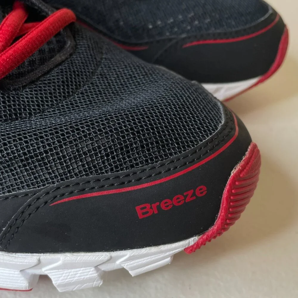 361 Degrees Black Red Breeze Sneakers Mens Size 12